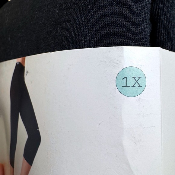 A New Day Capri Leggings Bundle 1X | High Waisted Cotton Blend | NWT (2 Pairs) - Picture 6 of 6